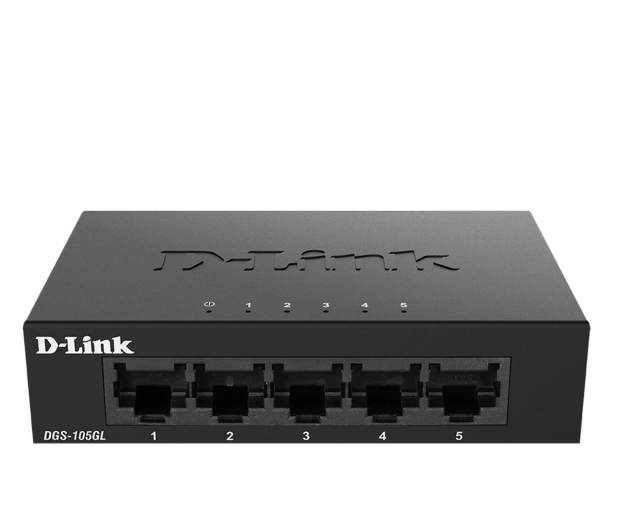 D-Link 5p DGS-105GL (5x10/100/1000Mbit) - 643620 - zdjęcie